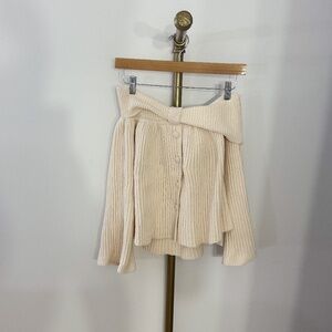 for love and lemons paola off shoulder sweater